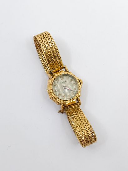 ESKA 
Ladies' wristwatch in 750° yellow gold
Gross...