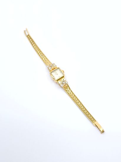 LIP
Ladies' wristwatch in 750° yellow gold...