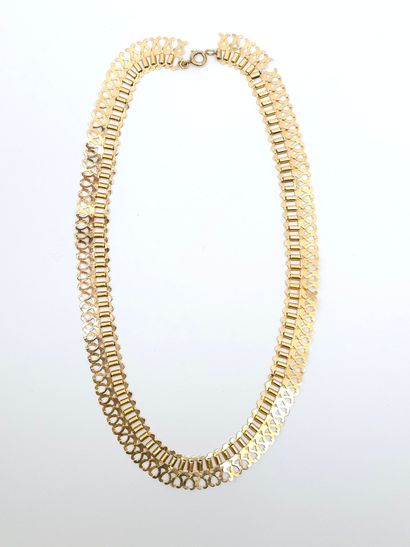 FOREIGN WORK 
COLLAR necklace in 750° yellow...