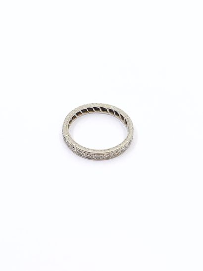 ALLIANCE in 750° white gold set with 8/8-cut...