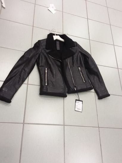 blouson en cuir fourré GYPSY taille S