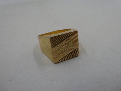 1 Bague Or 18kt 13,68g