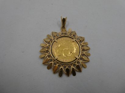 1 Pendentif Or 18kt 12,40g