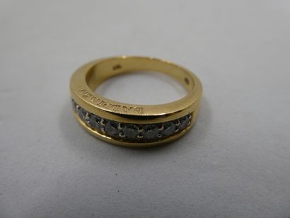 1 Ring 18kt gold and diamonds 7.70g