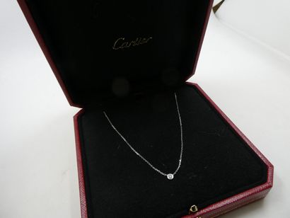 1 Cartier necklace 18kt white gold with diamond...