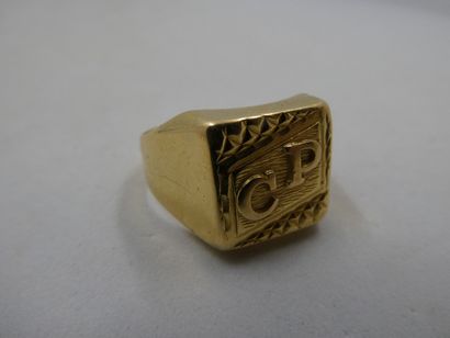 1 Bague Or 18kt 7,59g