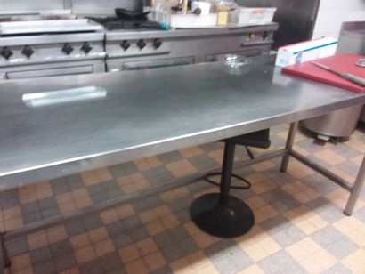 Table en inox