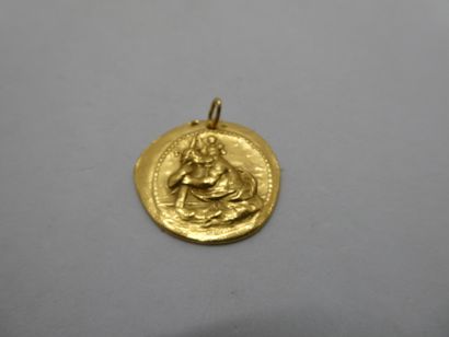 1 Pendentif Or 18kt 12,47g