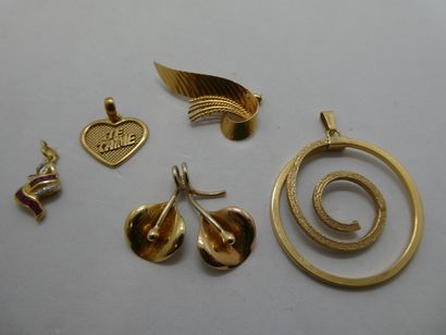 1 Pendentif Or 18kt 2,86g 1 Pendentif Or...