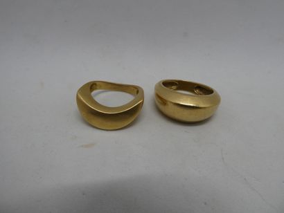 2 Bagues Or 18kt 15,33g