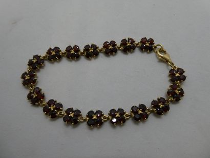 1 Bracelet Or 18kt et pierres 14,69g