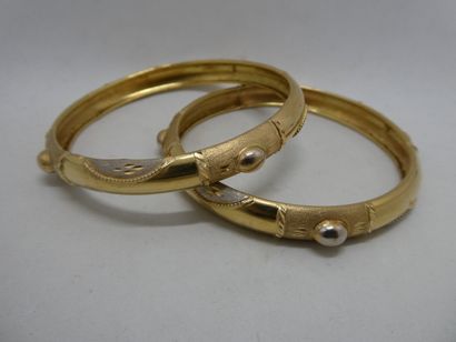 2 Bracelets Or 2 tons 18kt 21,04g