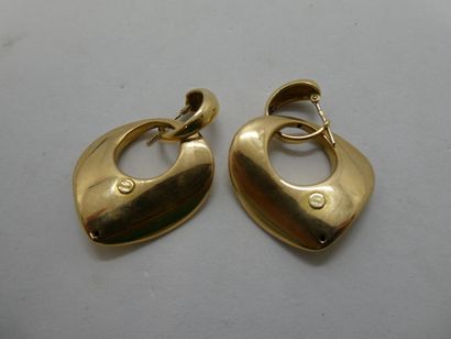 1 Paire boucles Or 18kt 9,14g