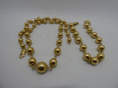 1 Collier Or 18kt 18,85g 1 Bracelet Or 18kt...