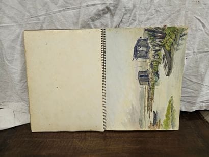 charles NICOD 
carnet aquarelles ou dess...