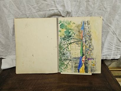 charles NICOD 
carnet aquarelles ou dess...