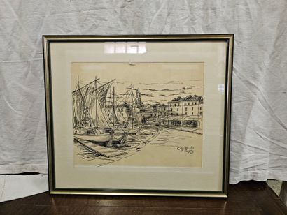 CASTELL(XX)
Le port de Saint Tropez
Dessin...