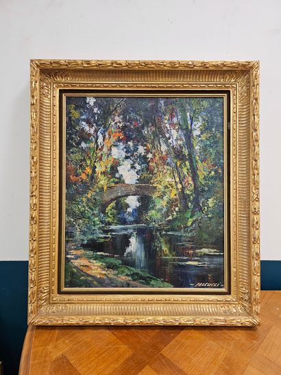Robert FALCUCCI (1900-1989)
Pont au-dessus...
