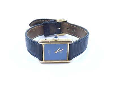MUST de CARTIER 
Montre bracelet de dame...