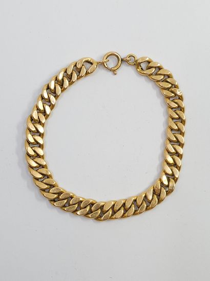 BRACELET in 750° yellow gold 
Weight : 8,48...