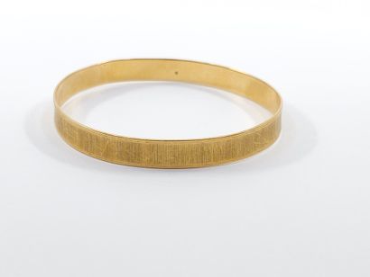 BRACELET in 750° yellow gold 
Weight : 13,95...