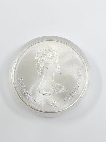 QUARANTE PIECES en argent de 5 Dollars Canadien...
