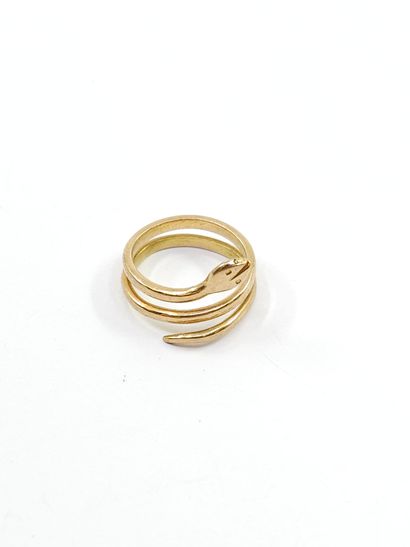 BAGUE serpent en or 14 kt 585°/°°°
Poids...