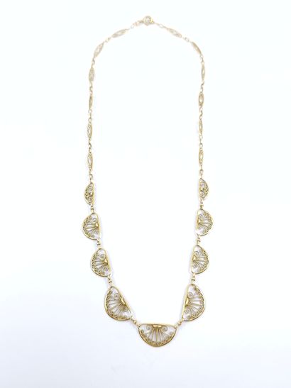 COLLIER colerette en or jaune 750°
Poids...
