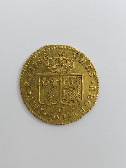 LOUIS D’OR – À LA TÊTE NUE – 1786 D
Poids...
