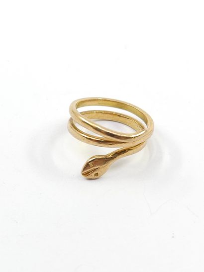 BAGUE serpent en or 14 kt 585°/°°°
Poids...