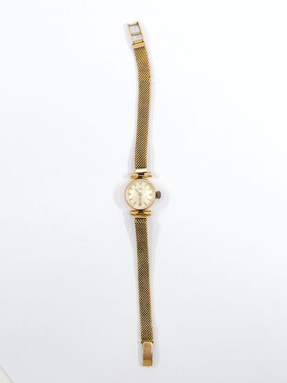 LIP 
Ladies' wristwatch in 750° yellow gold...