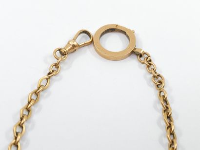CHARMING collar watch in yellow and green...