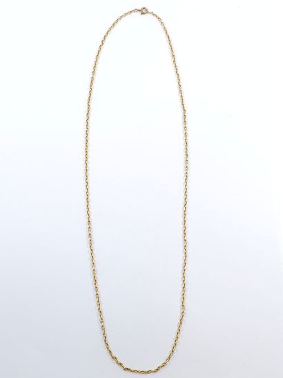 CHAIN in 750° yellow gold 
Weight : 10,02...
