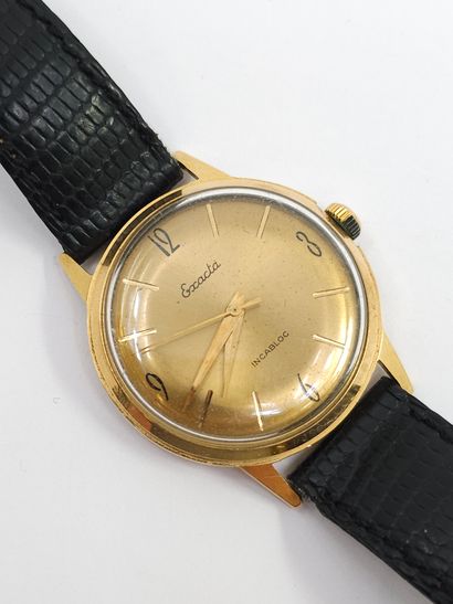 EXACTA 
Montre bracelet, boîtier en or jaune...