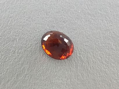 GRENAT reddish orange spessartite Namibie...