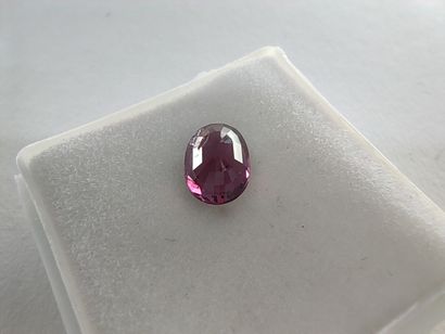 GRENAT pinkish purple rhodolite Madagascar...