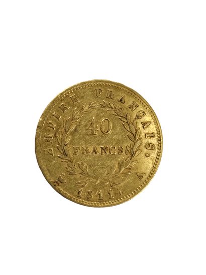 PIECE 40 francs Napoléon or 1811/A
Poids...