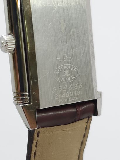 JAEGER LECOULTRE
Steel wristwatch, signed...