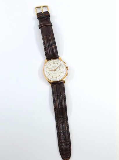 COMEX
Montre bracelet en or jaune 750°, boîtier...