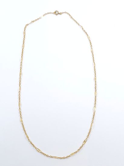 CHAINE en or jaune 750° maille fantaisie...