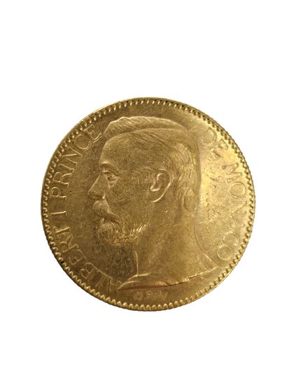 PIECE 100 francs Monaco 1895
poids : 32,3...
