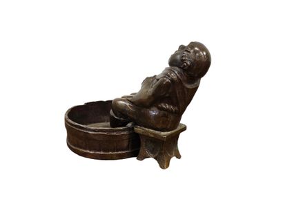 JP LEVERRIER (1922-1996)
Moine en bronze...