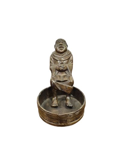 JP LEVERRIER (1922-1996)
Moine en bronze...