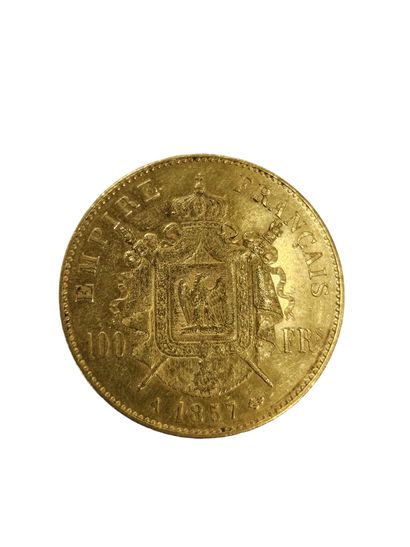 PIECE 100 francs or Napoléon 1857/A
Poids...