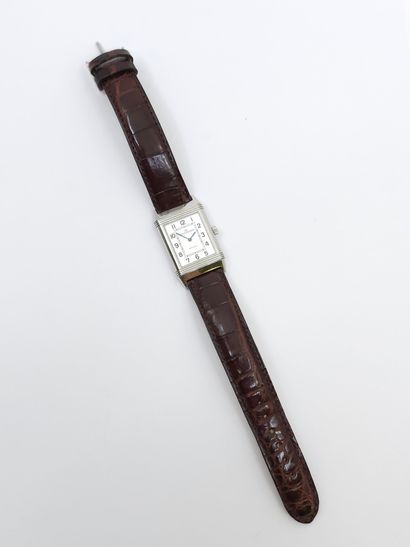 JAEGER LECOULTRE
Steel wristwatch, signed...