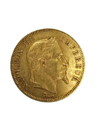 PIECE 100 francs or Napoléon 1869/A
Poids...