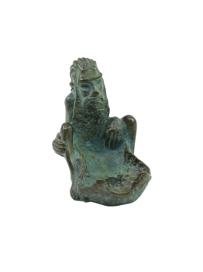 JP LEVERRIER (1922-1996)
Moine en bronze...