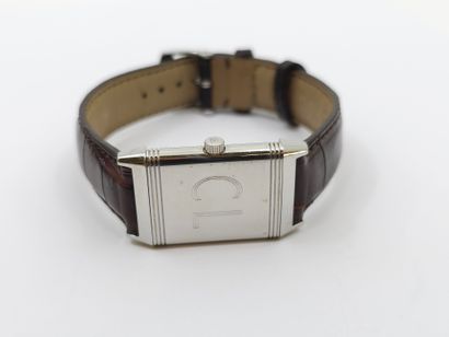 JAEGER LECOULTRE
Steel wristwatch, signed...