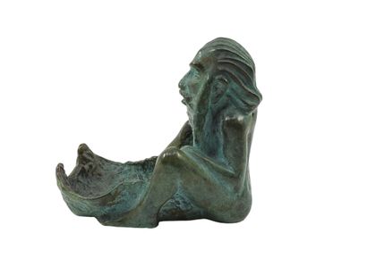 JP LEVERRIER (1922-1996)
Moine en bronze...