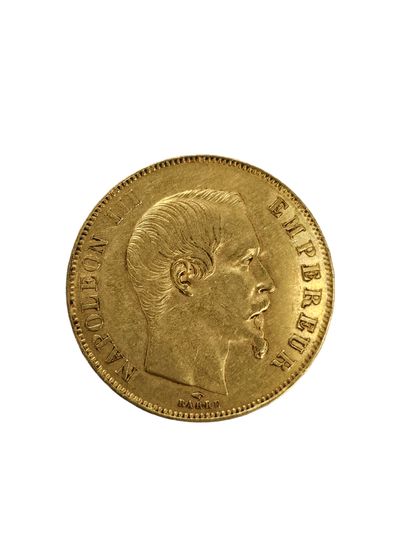 PIECE 50 francs Napoléon 1858/A
Poids : 16,1...